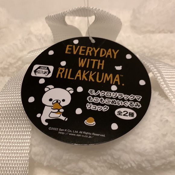 NEW Kawaii Japan Exclusive Cute Fluffy “Every Day With Rilakkuma” Bear Backpack - Picture 13 of 15
